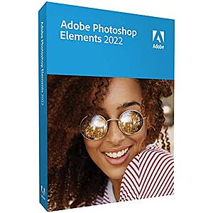 Adobe Photoshop Elements 2022 | PC/Mac Disc / PC Code / Mac Code for $55.99
