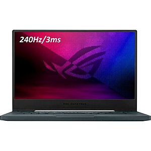 ASUS - ROG Zephyrus M15 15.6" Gaming Laptop - Intel Core i7 - 16GB Memory - NVIDIA GeForce RTX 2070 Max-Q - 1TB SSD - Prism Gray $1,249.99