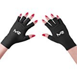 Elite99 Nails UV Shield Glove Anti UV Glove for Gel Manicures with UV/LED Lamps - Black $6.49AC Prime