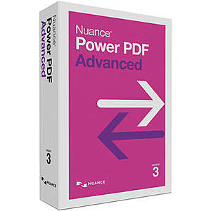 KOFAX Nuance Power PDF 3.0 Advanced (Boxed) @ B&H Photo w/ Free Shipping $99.95