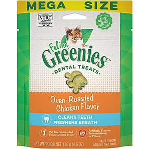 Chewy: Buy Select Cat Food, Get 30% off Select Dental Treats + Free Shipping Over $49