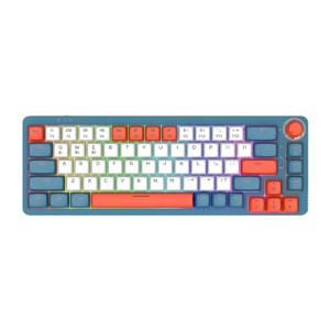GamaKay LK67 65% Mechanical PC Keyboard With Gateron Switches, PBT XDA Profile Keycaps, USB + Bluetooth, Built-in Battery $62.3