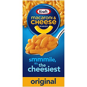 Target: 25% Off 5pk Kraft Macaroni & Cheese Dinner Original ($3.67)