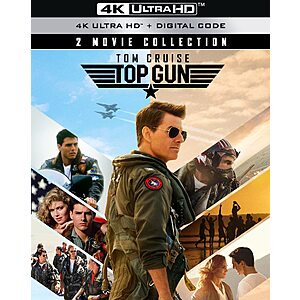 Top Gun: 2-Movie Collection (4K UHD + Digital) $22 + Free Store Pickup
