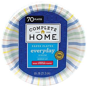 Walgreens Complete Home 70ct x 2 Packs Paper Plates $6.05