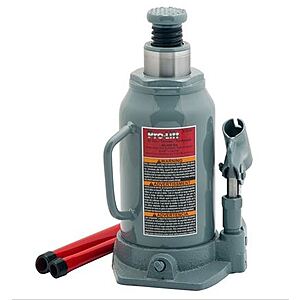 Pro-Lift B-020D Grey Hydraulic Bottle Jack - 20 Ton Capacity $20 WOOT.com $19.99