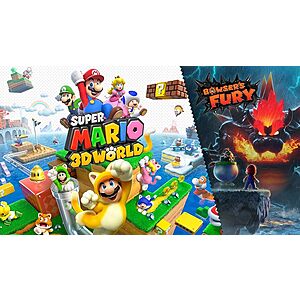 $35.00: Super Mario 3D World + Bowser’s Fury - Nintendo Switch [Digital Code]