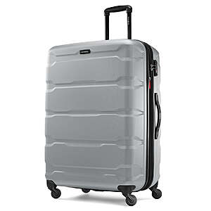 $78.00: Samsonite Omni PC Hardside Expandable Luggage with Spinner Wheels, Carry-On 20-Inch, Silver