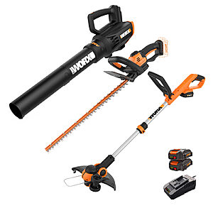 WORX WG933 20V 3pc Blower , Trimmer & Edger Combo - $124.79 + tax after 20% coupon code