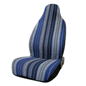 Universal Blanket Ethnic Style Bucket Seat Cover for Car SUV Automotive Navy Blue with Code $11.94