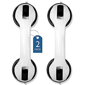 50% Off / $9.99 2 Pack 12 inch Strong Grab Bars for Bathroom at Amazon