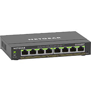 Netgear 8-Port PoE Gigabit Ethernet Plus Switch $40 + Free shipping