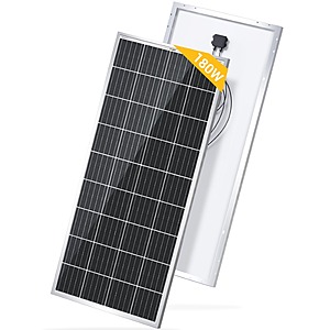 BougeRV 180W 12V High-Efficiency Mono Solar Panel $136 & More + Free Shipping