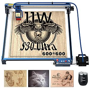 SCULPFUN S30 Ultra 11W 600x600mm Laser Engraver $369 + Free Shipping