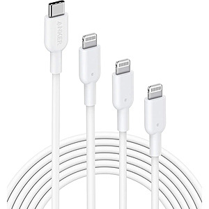 3-PK (3ft, 6ft, & 10ft) Anker Powerline II USB C to Lightning Cables $20 + Free Shipping