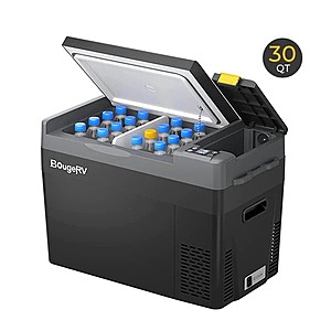 30-Quart BougeRV CRPRO30 12V Portable Refrigerator Freezer (Black or White) $224 + Free Shipping