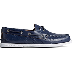 Sperry Men's Authentic Original Perforated Boat Shoe $35, Women's Songfish Shimmer Boat Shoe $35 & More + Free Shipping