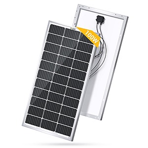 BougeRV 100W 12V 9BB Mono Solar Panel $62.40 + Free Shipping