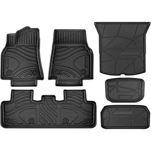 6-Piece Floor & Trunk Mat Set for Tesla Model Y (2020-2024, 5-Seat) $48 + Free Shipping