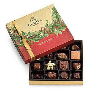 19-Piece Godiva Limited Edition Assorted Chocolate Holiday Gift Box $13.60 + Free Shipping