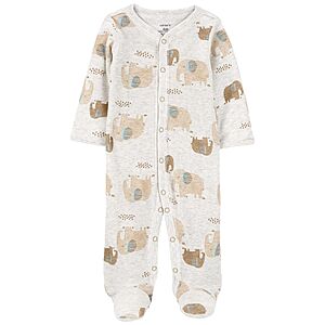 Carter's: Baby Boys' or Girls' Snap-Up Cotton Sleep & Play Pajamas (Various Styles) $4 & More + Free Shipping $35+