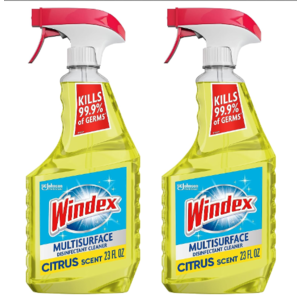 Household Supplies BOGO 50% Off: ​​23-Oz Windex Multisurface Cleaner & Disinfectant Spray (Citrus Fresh Scent) 2 for $5.43 w/ S&S & More + F/S w/ Prime or on $35+