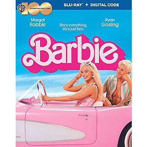 Barbie (Blu-Ray + Digital) $10 or less + Free Shipping
