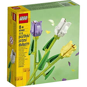 111-Piece Lego The Botanical Collection Tulips (40461) $7 + Free Shipping $35+