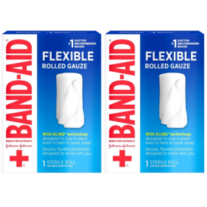 Select Accounts: Band-Aid First Aid Flexible Rolled Gauze Sterile Roll (2" x 2.5 yds) 2 for $0.65 + Free Store Pickup on $10+