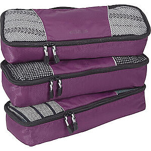 ebags Classic Packing Cube Sets: 3-Piece Slim Set (2 Colors) $8.50, 6-Piece Set (Various) $17 & More + Free Shipping