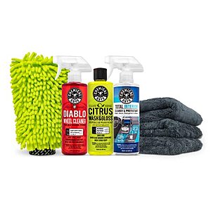 Chemical Guys - Clean & Shine Car Wash Starter Kit, 7 Items [$30.16, 25% off]