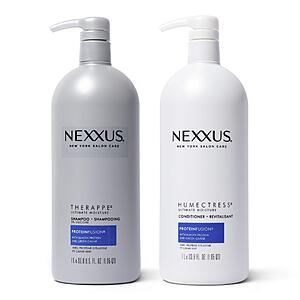 2-Count 33.8oz Nexxus Therappe Shampoo + Humectress Conditioner $18.50 w/ S&S + Free S&H