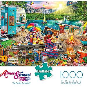 Buffalo Games - Aimee Stewart The Family Campsite 1,000-piece Jigsaw Puzzle - Walmart.com - $2.40