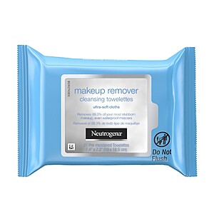 Target - Neutrogena Makeup Removing Wipes - 21ct for only $0.99