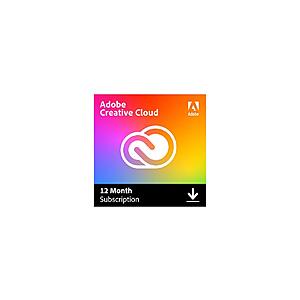 Adobe Creative Cloud w/ 100 GB Cloud Storage (1-Year Subscription) $300