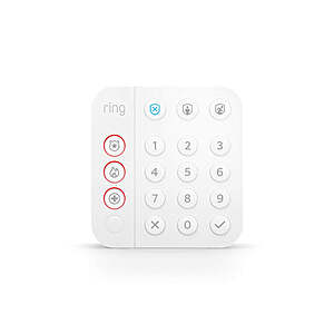 Ring Accessories (2nd Gen): Alarm Contact Sensor $14.95, Alarm Keypad w/ Adapter $22.50 & More + Free Shipping