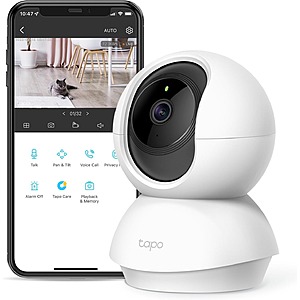 TP-Link Tapo C200 1080P Pan/Tilt Security Indoor Camera w/ 2-Way Audio $19.29 + Free Shipping w/ Prime or $35+ orders