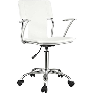 Modway Faux Leather Office Chair (White) $52 + Free Shipping