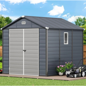 7.9'x 9.1' Outdoor Resin Storage Shed $698 + Free Shipping