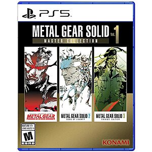 Metal Gear Solid: Master Collection Vol.1 (Xbox, PS5, Switch) $34.99 + FS with Prime