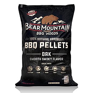 40lb. Bear Mountain BBQ Hardwood Smoker Pellets (Various Flavors) from $17.50 + Free Shipping