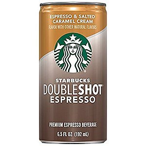 Starbucks Doubleshot, Espresso + Cream, 6.5 Ounce, 12 Pack via Amazon for $17.04 - 20% off Coupon + S&S (5%-15% off) $11.07