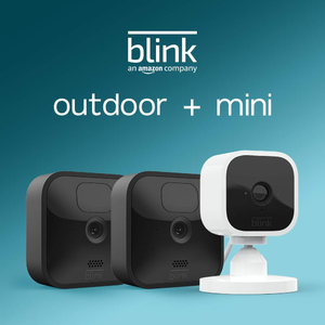 Amazon.com: Blink Outdoor (3rd Gen) – 2 camera system with Blink Mini : Amazon Devices & Accessories $97.49 was $214.98