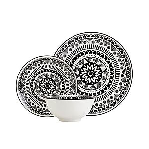 12-Pc Tabletops Unlimited Gallery Dinnerware Set (Various, Service for 4) $21.70 + Free Store Pickup or Free Shipping on $25+