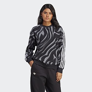 adidas Women's Abstract Allover Animal Print Sweatshirt (3 colors) $26.25 + Free Shipping