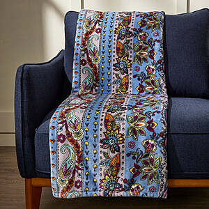 Vera Bradley Fleece Throw Blankets: Textured & Plush $30 + Free Shipping