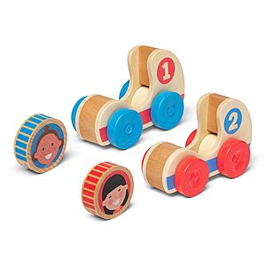 4-Piece Melissa & Doug GO Tots Wooden Race Cars Stacking Toy Set $9 + Free Shipping w/ Prime or on $35+