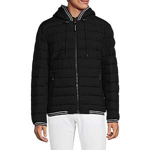Calvin Klein Men's Select Jackets: Reversible Quilted Snap Front Bomber Jacket (Black) $52 & More + Free Shipping on $99+