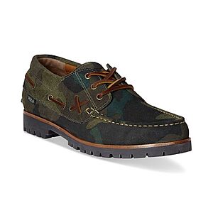 Polo Ralph Lauren Men's Ranger Suede Boat Shoes (Camo Olive) $65.80 + Free Shipping