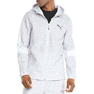 Puma Men's Evostripe Slim Fit Full Zip Hoodie (White) $19.95 + Free Shipping